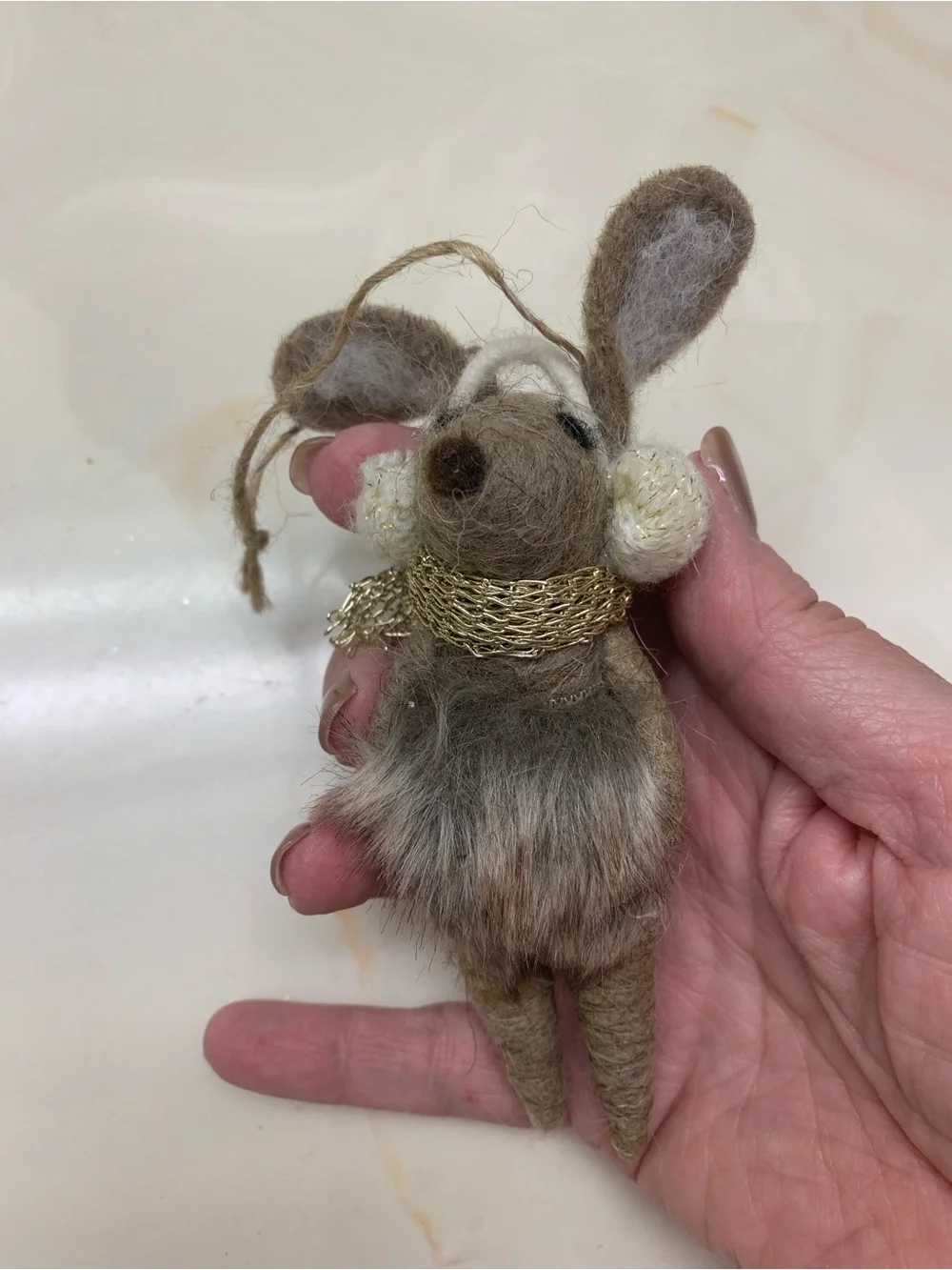 Wool Felt HolidayWoodland Animal Ornaments-Set of 3